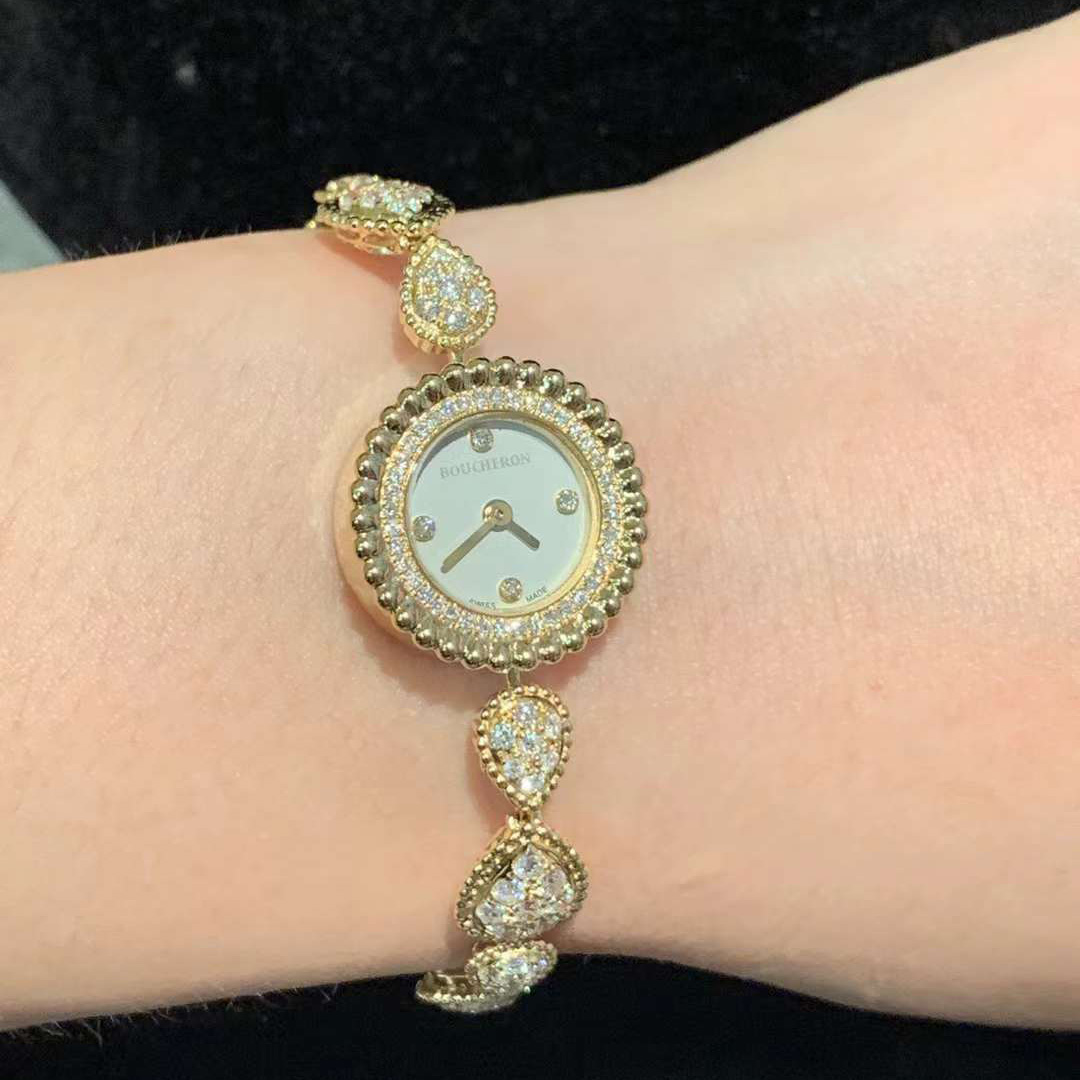 Boucheron Serpenti Boheme 18k Yellow Gold Diamond Watch