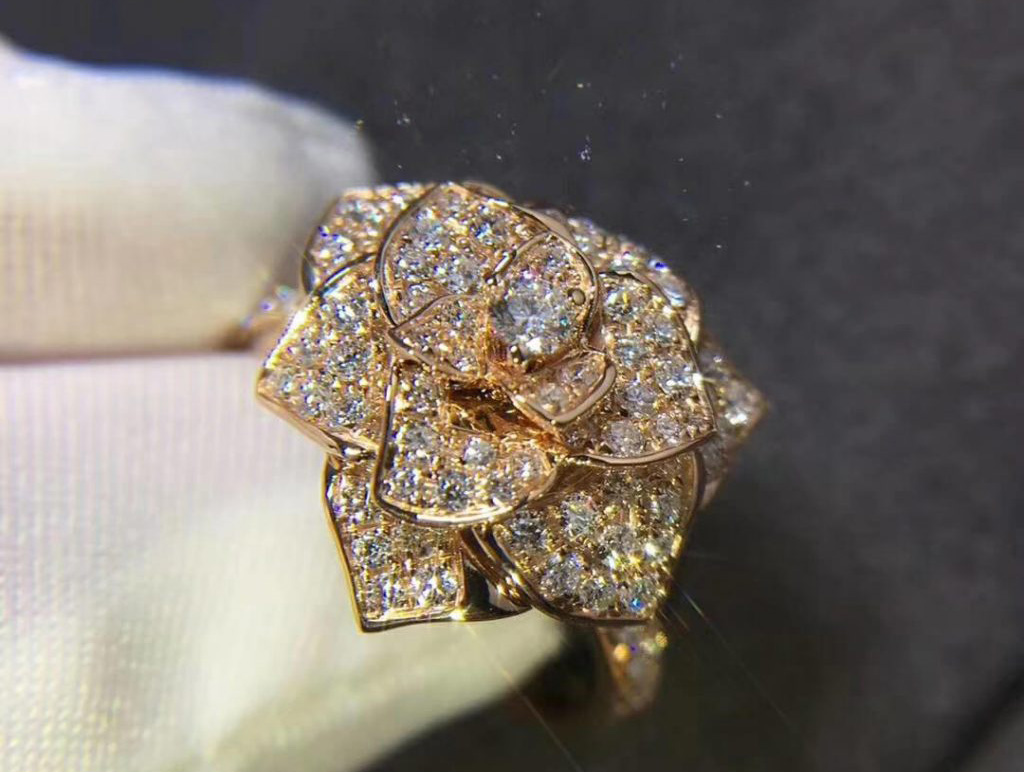 Piaget Rose Gold Gold Diamond Ring